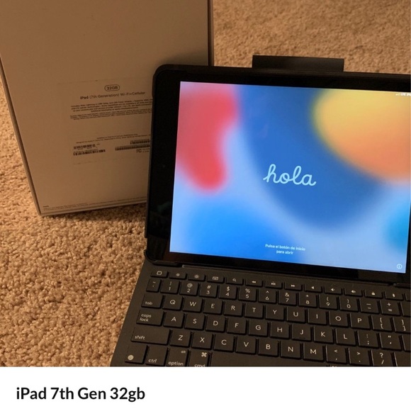 iPad 7th gen 32gb new condition